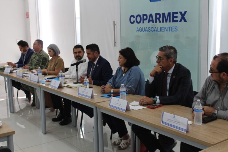 Instituciones de seguridad del estado presentaron avances ante integrantes de Coparmex  