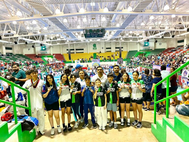 Aguascalientes conquista 9 medallas en el Abierto de la Frontera de Taekwondo 