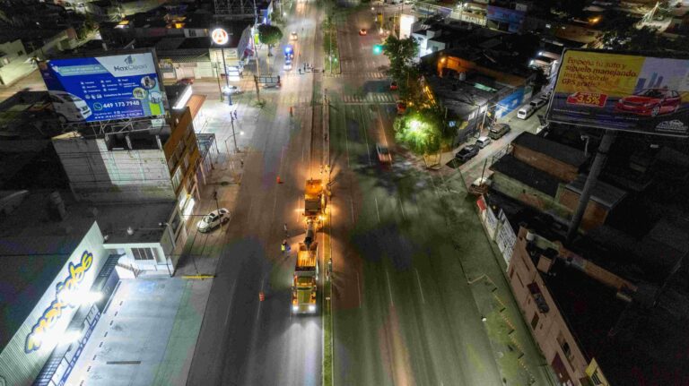 Ayuntamiento de Aguascalientes empezó trabajos de rehabilitación en Primer Anillo poniente 