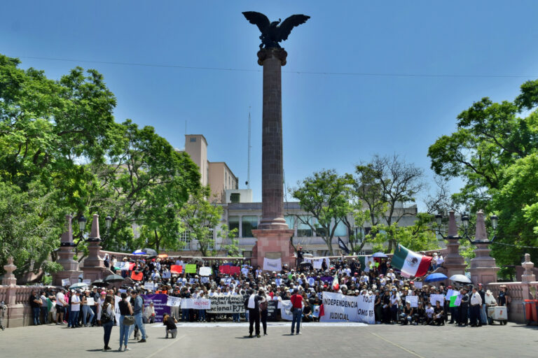 Se suma Aguascalientes a las protestas por reforma al Poder Judicial Federal