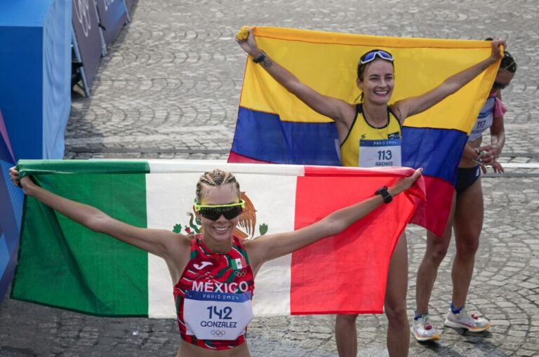 Otra medalla se esfuma para México: Alegna González llega en quinto lugar en marcha 20 kilómetros