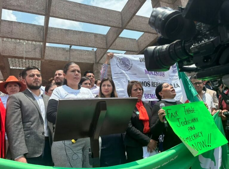 Jueces y magistrados piden a Sheinbaum detener la aprobación de la reforma judicial 