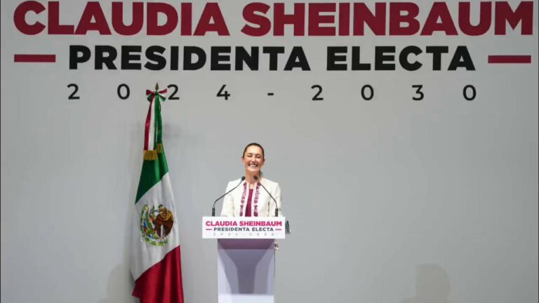INE felicita a Claudia Sheinbaum Pardo 