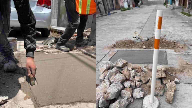 Intensifica MIAA jornada de bacheo por reparación de fugas de agua potable