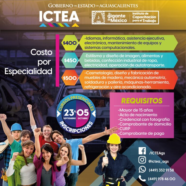 Invitan a inscribirse en alguno de los más de 300 cursos para aprender un oficio