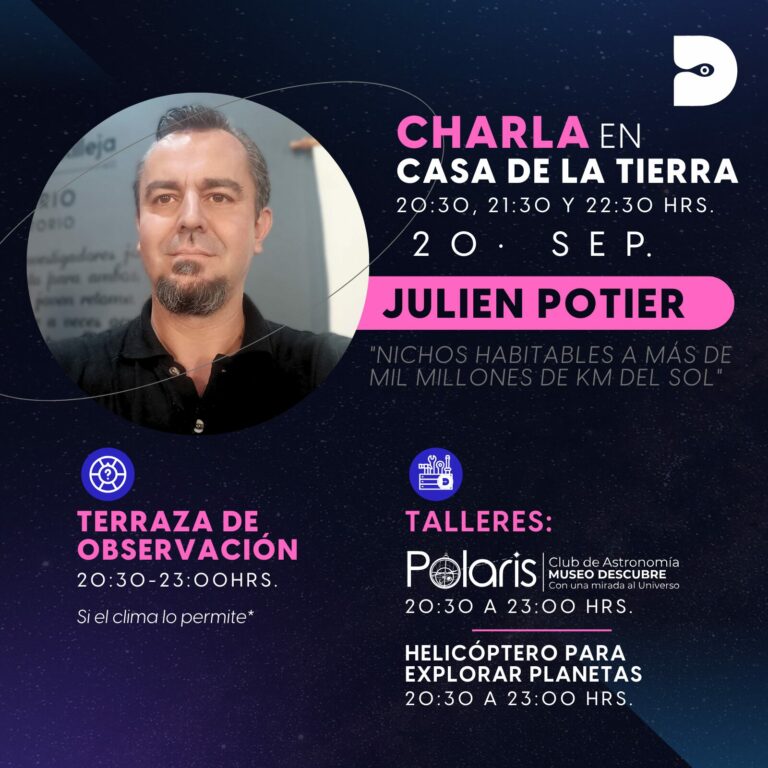 Colaborador de la NASA será invitado especial en el Museo Descubre