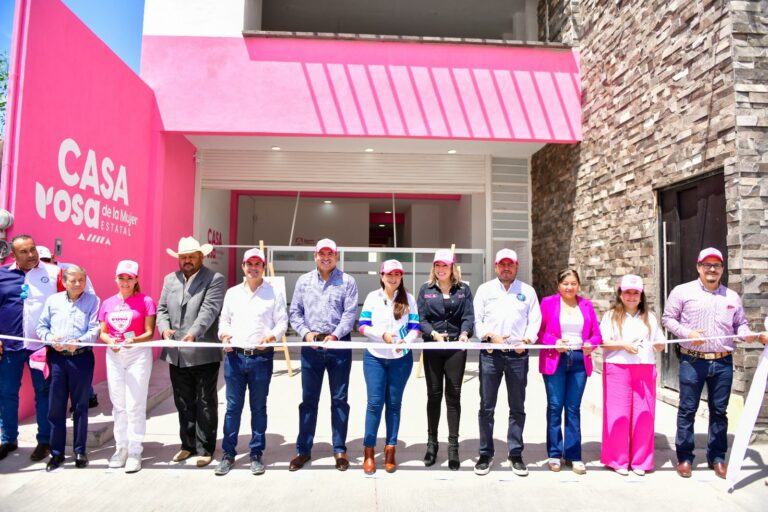 Tere Jiménez inauguró una Casa Rosa y nuevas instalaciones del Centro de Salud Mental en Rincón de Romos