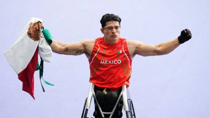 Ganó el oro Juan Pablo Cervantes en los 100m T54 de los Paralímpicos 2024