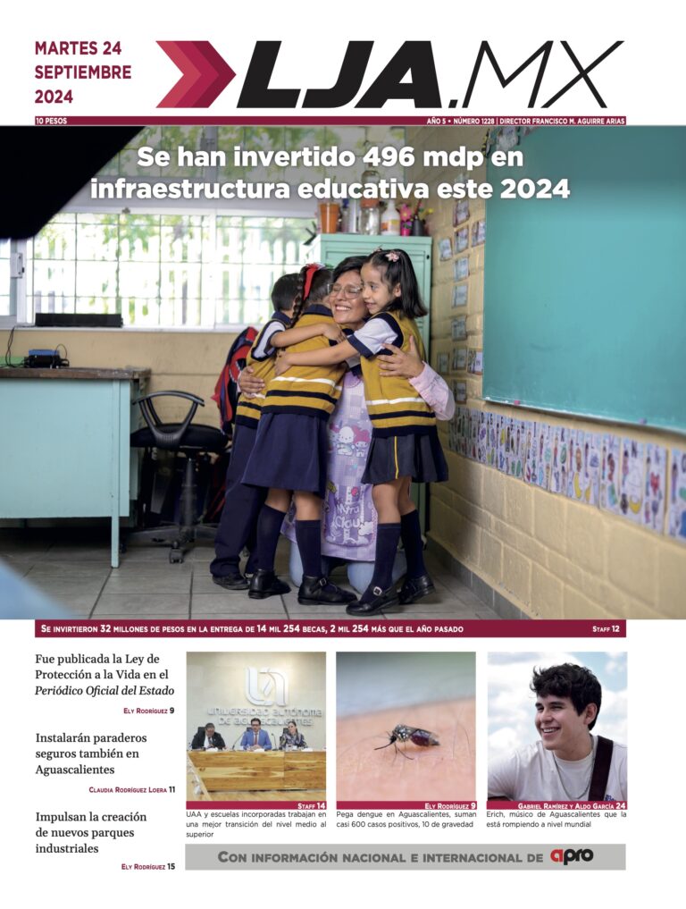Se han invertido 496 mdp en infraestructura educativa este 2024 y más en LJA.MX, edición 24/9/2024