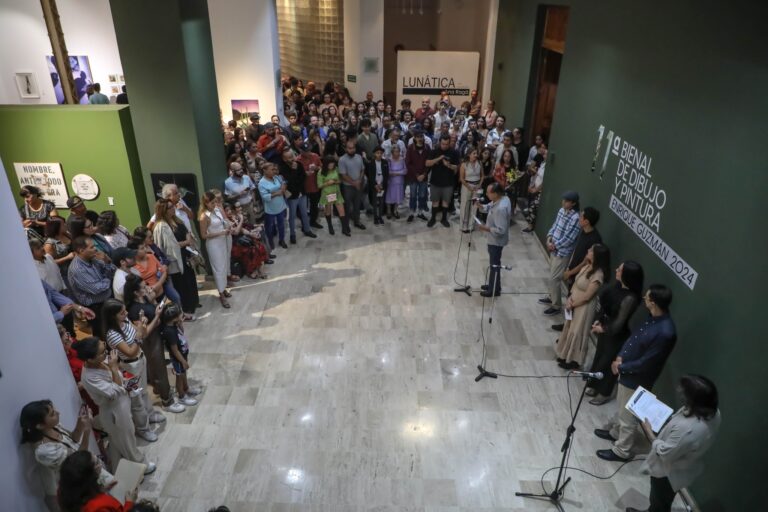 Inauguran exposición de la 11ª Bienal de Dibujo y Pintura Enrique Guzmán 2024