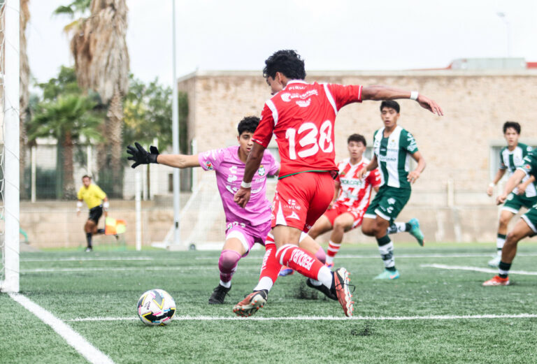 Equipos juveniles de Necaxa empataron contra Santos