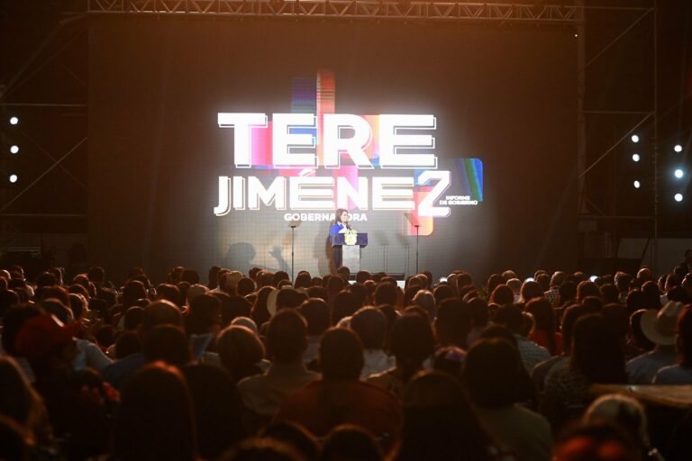 Tere Jiménez rindió su segundo informe de actividades en Rincón de Romos y Cosío 