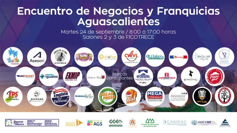 Se llevó a cabo el Encuentro de Negocios y Franquicias 2024 en Aguascalientes 