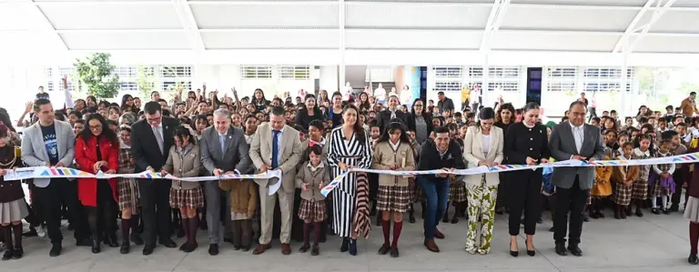 Tere Jiménez entregó infraestructura en la Primaria José de Jesús González Rivas