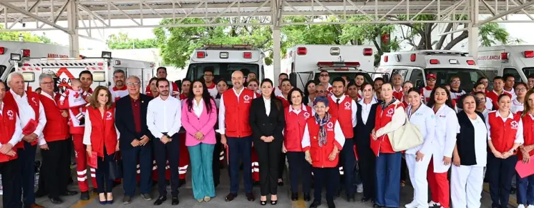 Cruz Roja entregó un reconocimiento a Tere Jiménez