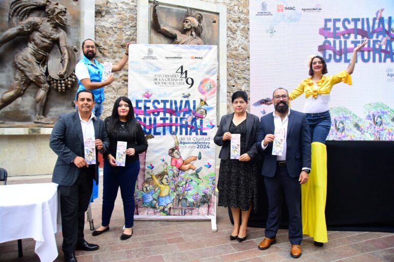 Presentan el Festival Cultural por el 449 aniversario de la Fundación de la ciudad de Aguascalientes