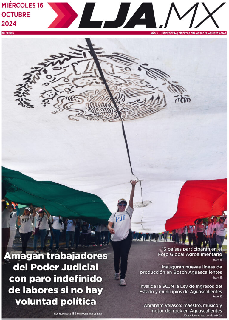 Amagan trabajadores del Poder Judicial con paro indefinido de labores si no hay voluntad política, edición 16/10/2024