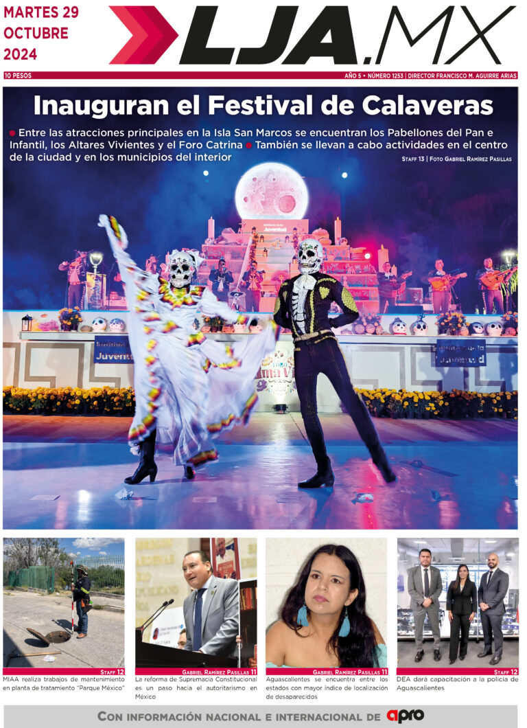 Inauguran el Festival de Calaveras, edición 29/10/2024