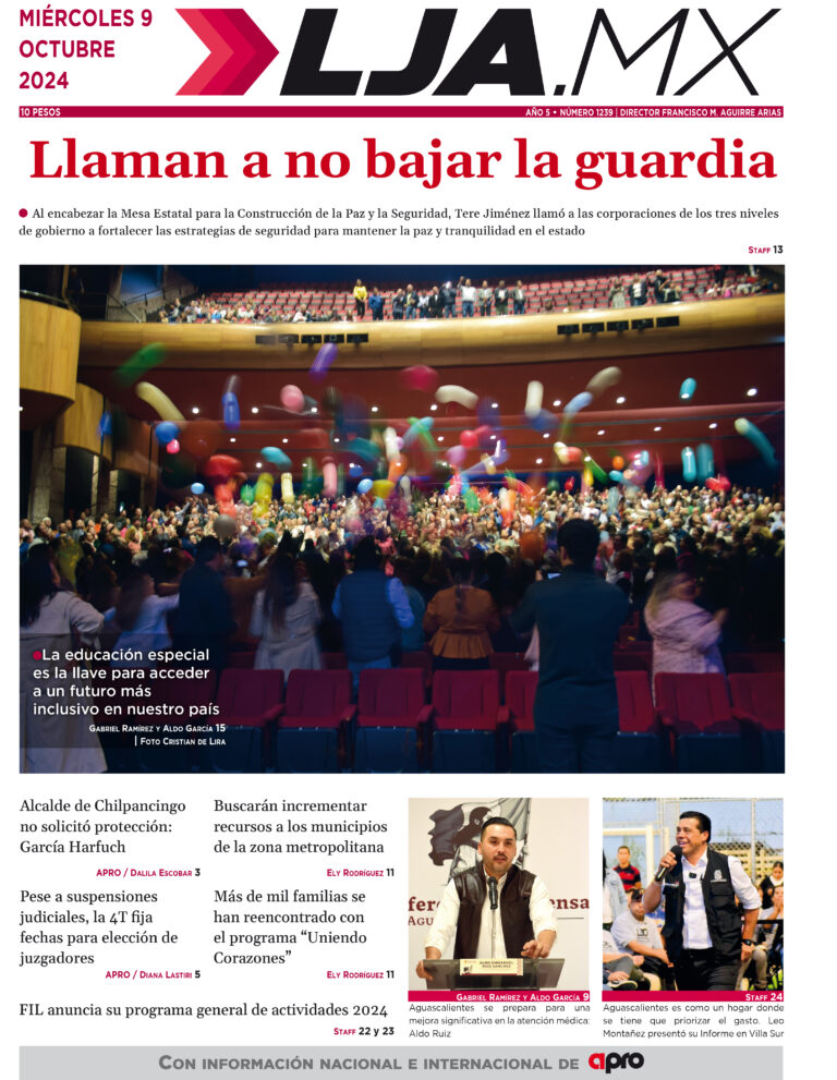 Llaman a no bajar la guardia, edición 9/10/2024