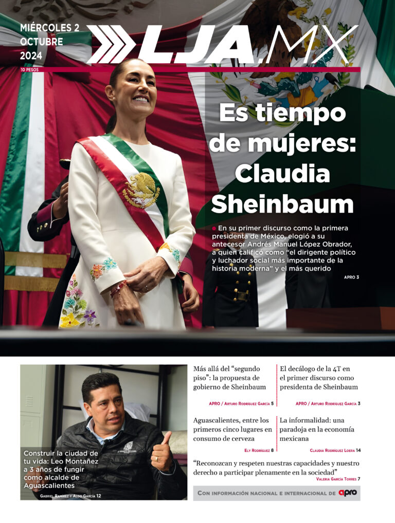 Es tiempo de mujeres:  Claudia Sheinbaum edición 02/10/2024