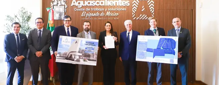 Con una inversión de más de 470 mdp operará en Aguascalientes nuevo parque industrial