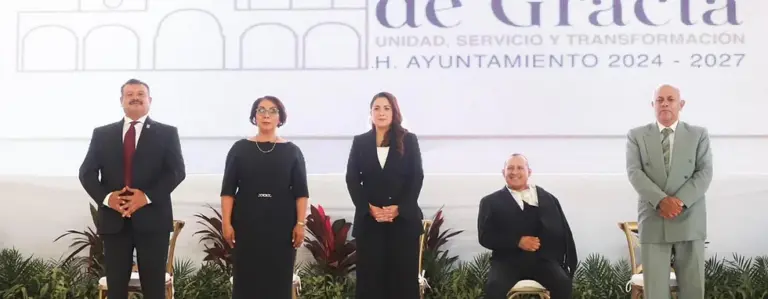 Tere Jiménez asistió a la toma de protesta de las presidentas municipales de San José de Gracia y Pabellón de Arteaga