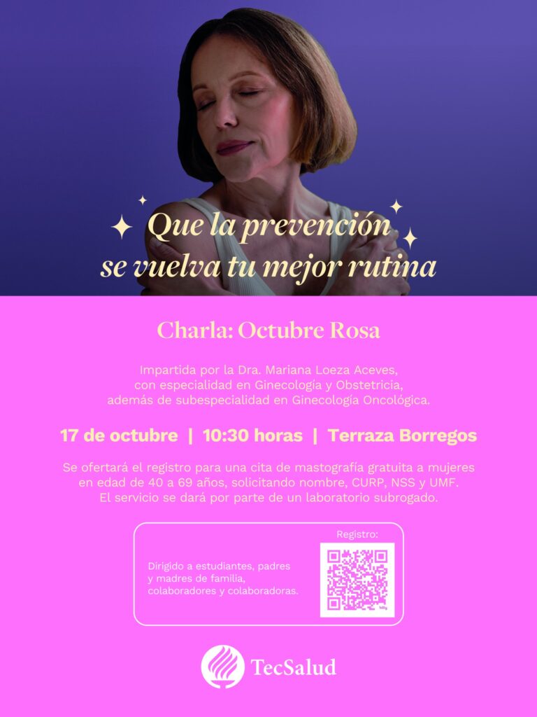 Octubre Rosa: prevención y concientización sobre el cáncer de mama en el Tec de Monterrey