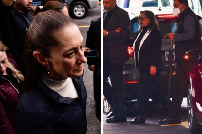 Claudia Sheinbaum y Norma Piña asisten al funeral de Ifigenia Martínez 