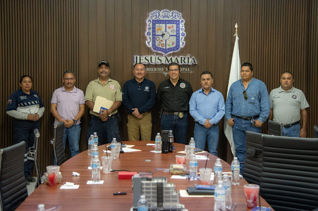 Jesús María fue sede de la reunión mensual de Protección Civil