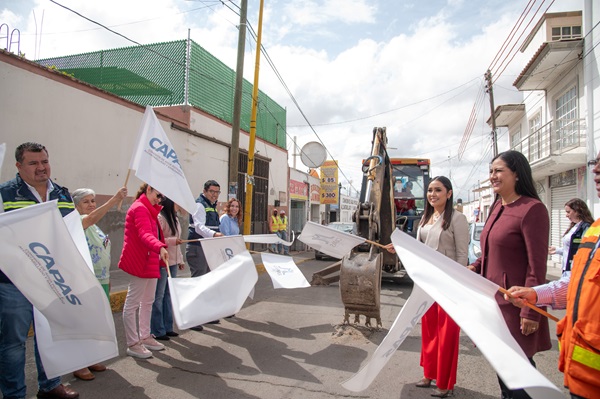 Arranca obra de rehabilitación de red de agua potable en la zona centro de Jesús María