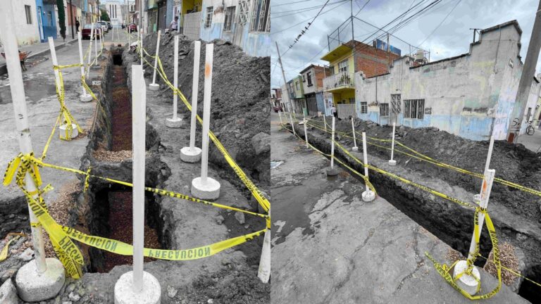 MIAA rehabilita red de alcantarillado en la colonia San Marcos