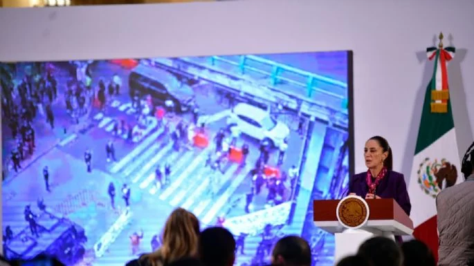 Se vio la foto, pero no todo el momento: Sheinbaum muestra video sobre “encapsulamiento”