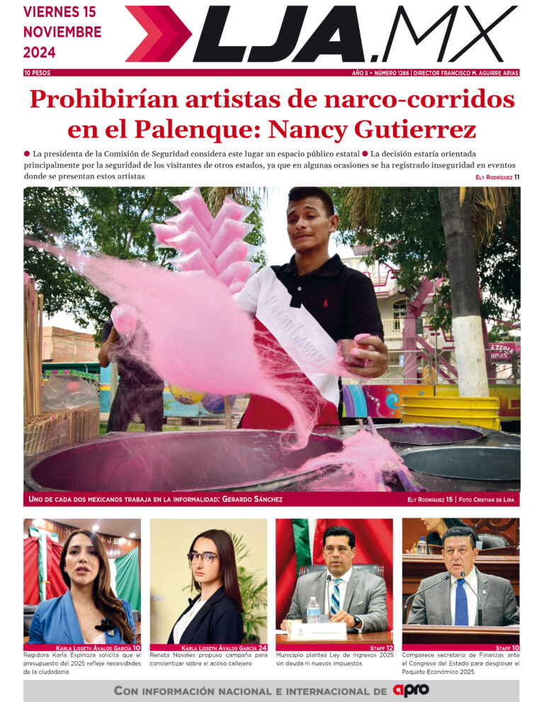 Prohibirían artistas de narco-corridos  en el Palenque: Nancy Gutierrez y más en LJA.MX, edición 15/11/2024