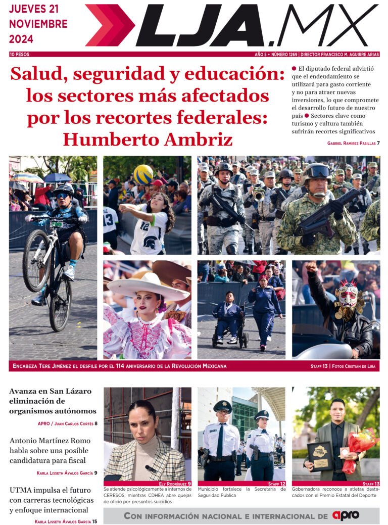 Salud, seguridad y educación: los sectores más afectados por los recortes federales:  Humberto Ambriz y más en LJA.MX, edición 21/11/2024