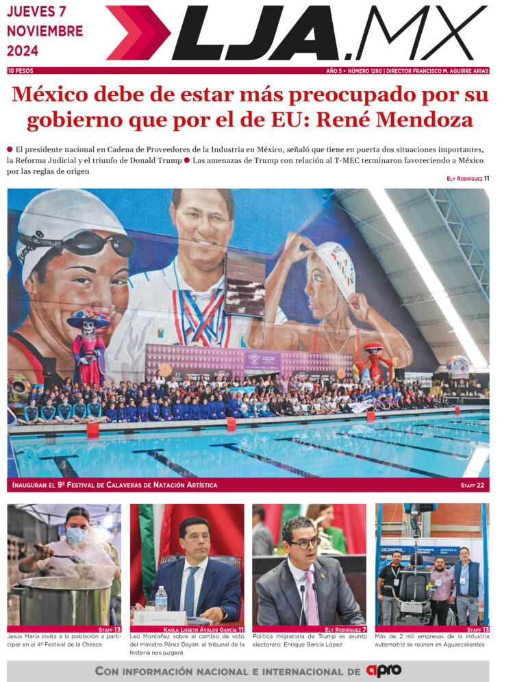 México debe de estar más preocupado por su gobierno que por el de EU: René Mendoza y más en LJA.MX, edición 7/11/2024
