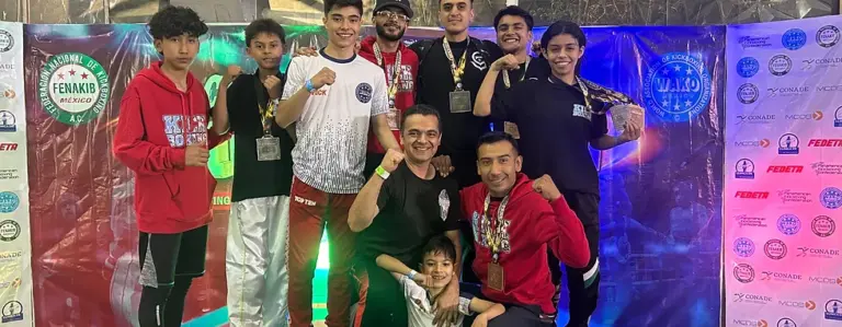 Atletas de Aguascalientes ganan 11 medallas en Campeonato Nacional de Kickboxing