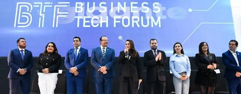 Tere Jiménez inauguró el foro Business Tech Forum en Aguascalientes