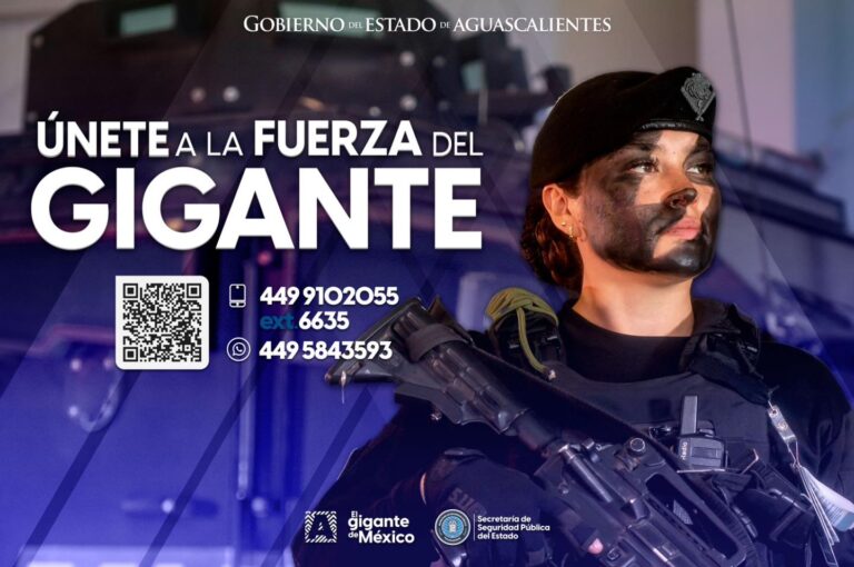 Sigue abierta la convocatoria para incorporarse a la Policía Estatal: ¡Únete a la Fuerza del Gigante!
