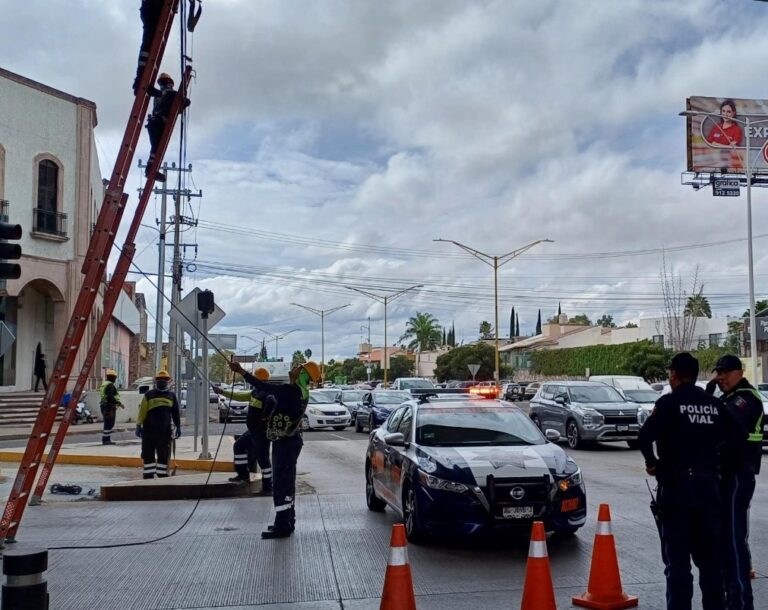 Ayuntamiento de Aguascalientes refuerza operativo de retiro de cables en desuso en La Purísma y Valle del Campestre