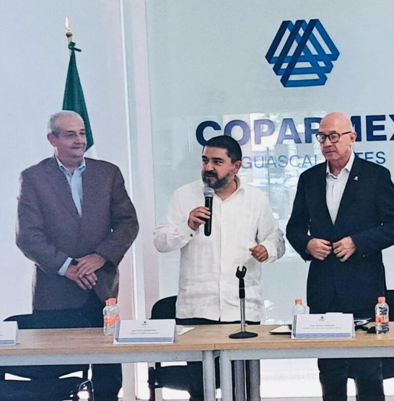 Diálogo en COPARMEX Aguascalientes con candidatos a presidente nacional del Sindicato Patronal