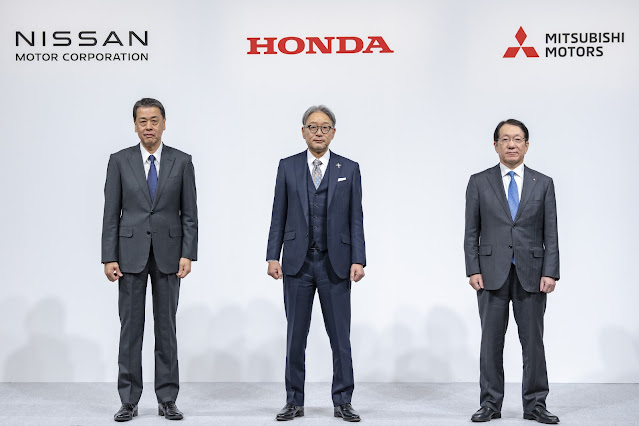 Nissan, Honda y Mitsubishi Motors firman un memorando de entendimiento sobre asociación estratégica