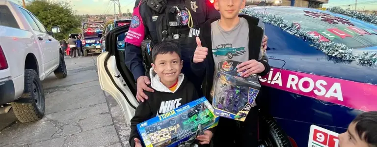 Policías estatales llevan esperanza y alegría a las niñas y niños de Aguascalientes