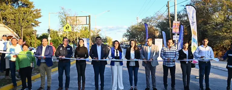 Tere Jiménez inaugura la cuarta etapa norte de Tercer Anillo, se hizo una inversión de 65 mdp en Jesús María, Aguascalientes