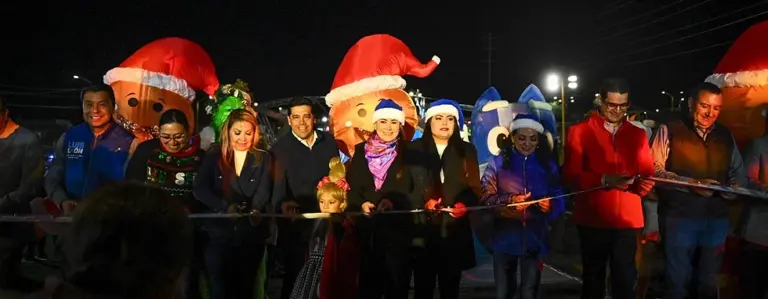 INAUGURA TERE JIMÉNEZ VILLA NAVIDAD EN LA LÍNEA VERDE, UN LUGAR LLENO DE MAGIA Y ACTIVIDADES GRATUITAS PARA TODA LA FAMILIA