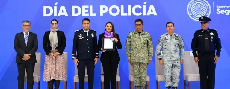 RECONOCE TERE JIMÉNEZ LA IMPORTANTE LABOR DE LOS POLICÍAS PARA MANTENER A AGUASCALIENTES COMO DESTINO IDEAL DE INVERSIÓN