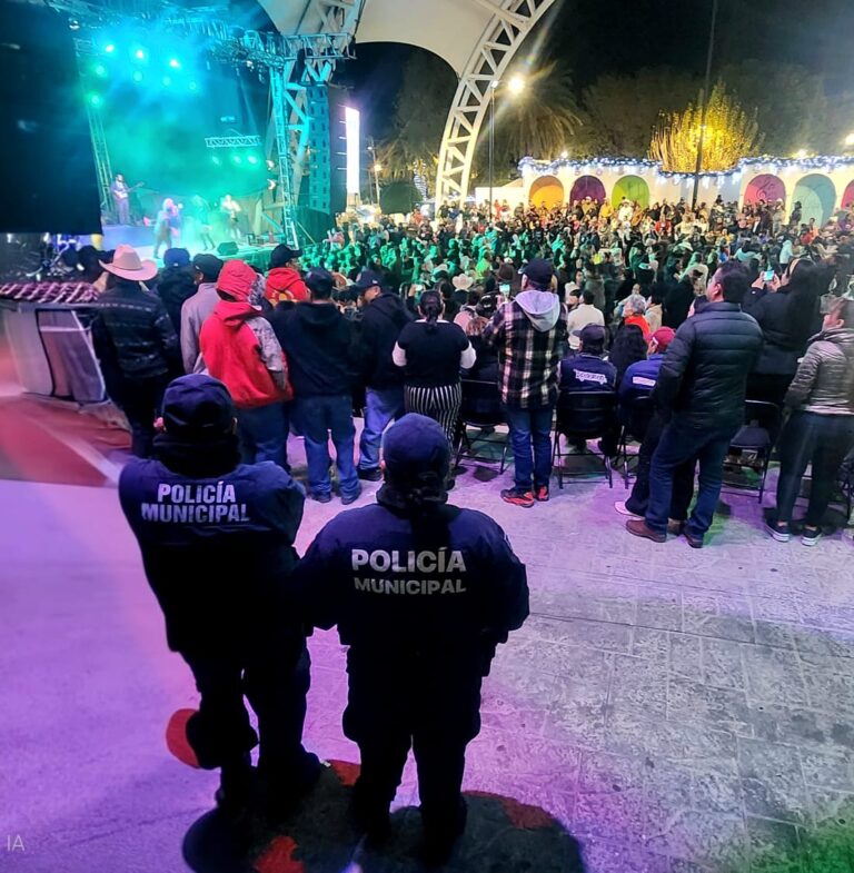Continúa la SSPE en operativo de seguridad en la Feria Regional de Cosío