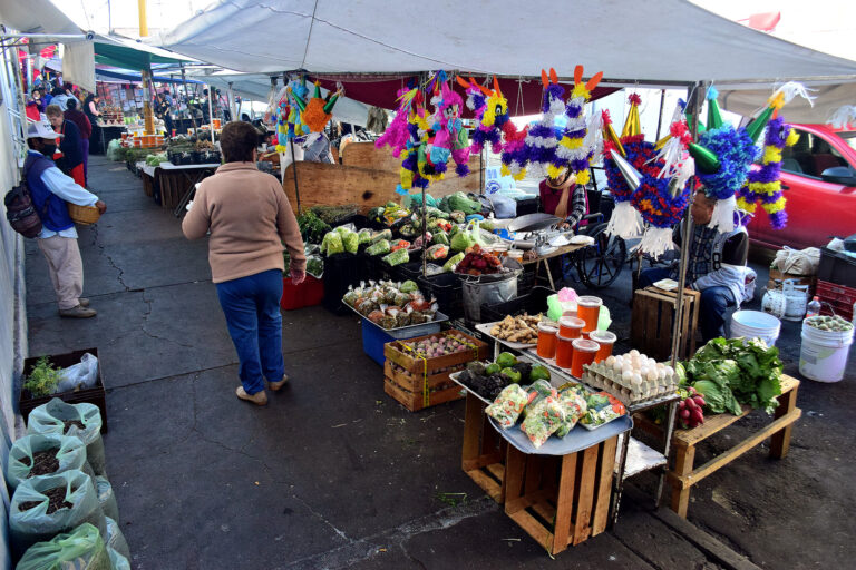Arranca el tradicional Tianguis Navideño en el barrio de La Purísima