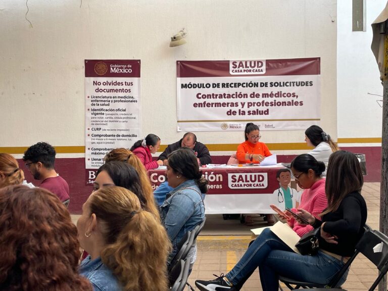 Inicia nueva fase para la contratación de profesionales para el Programa Salud casa por casa