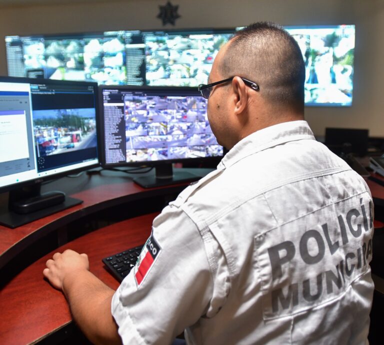 Alarmas digitales y sistema de videovigilancia del C4 municipal refuerzan seguridad en comercios en Aguascalientes