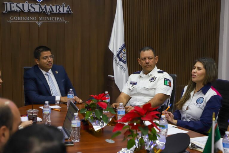 Refuerzan compromiso para trabajar por la seguridad de Jesús María